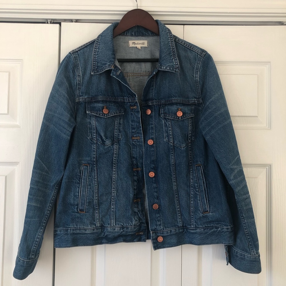 Madewell The Jean Jacket in Pinter Wash XL